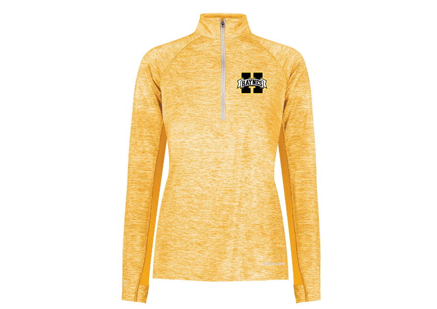 Haynes Logo Ladies 1/2 Zip Cool Core Pullover