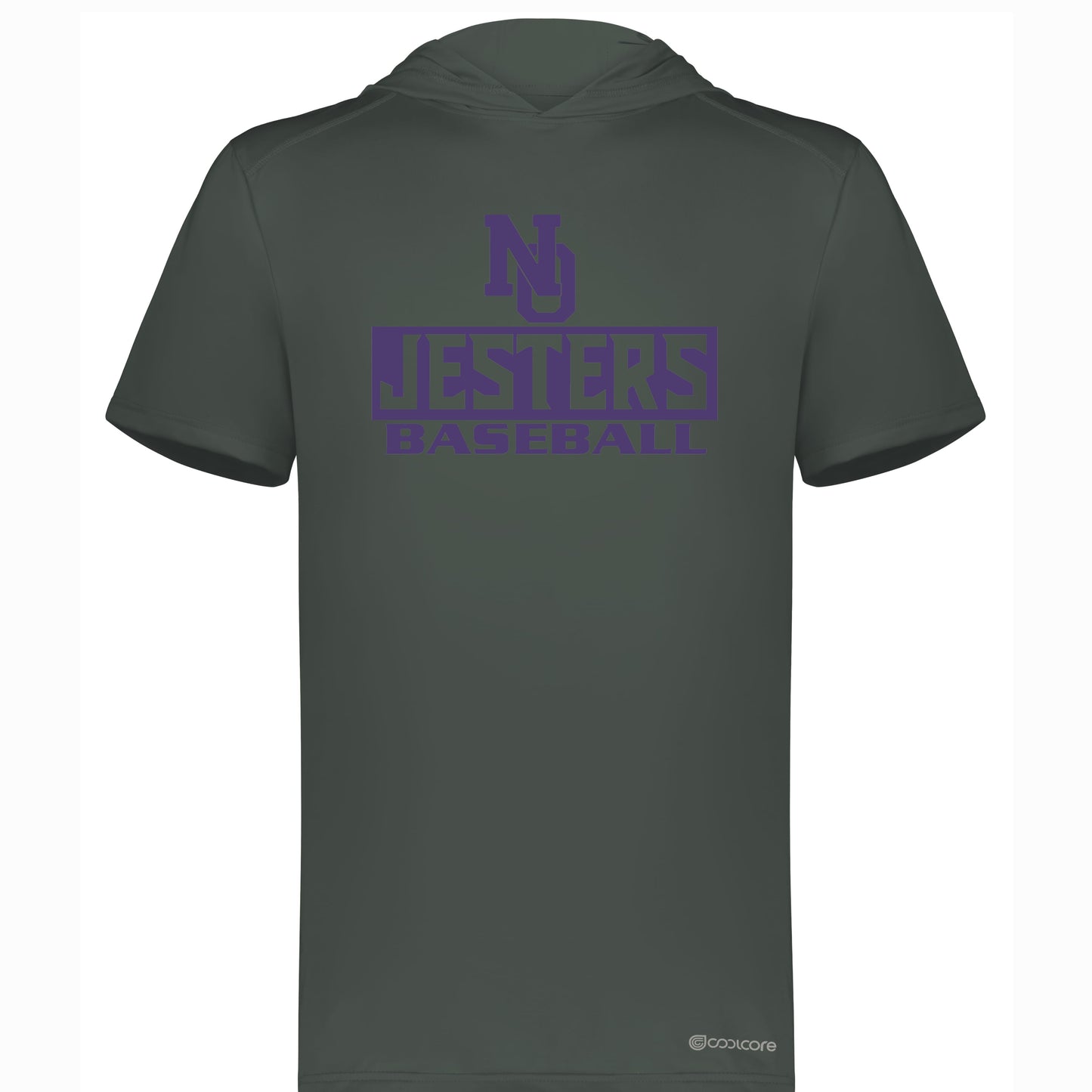 Jesters Short-sleeve Solid Hoodie