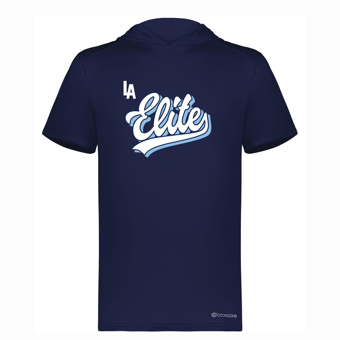 La Elite Short-sleeve Solid Hoodie