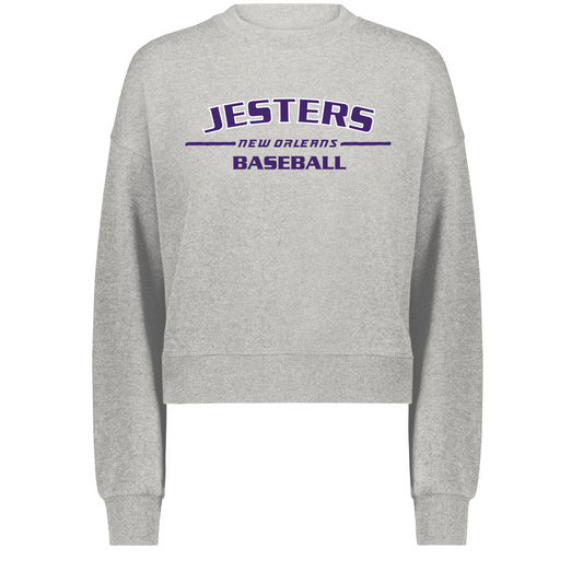 Jesters Ladies Slouchy Crew Sweatshirt