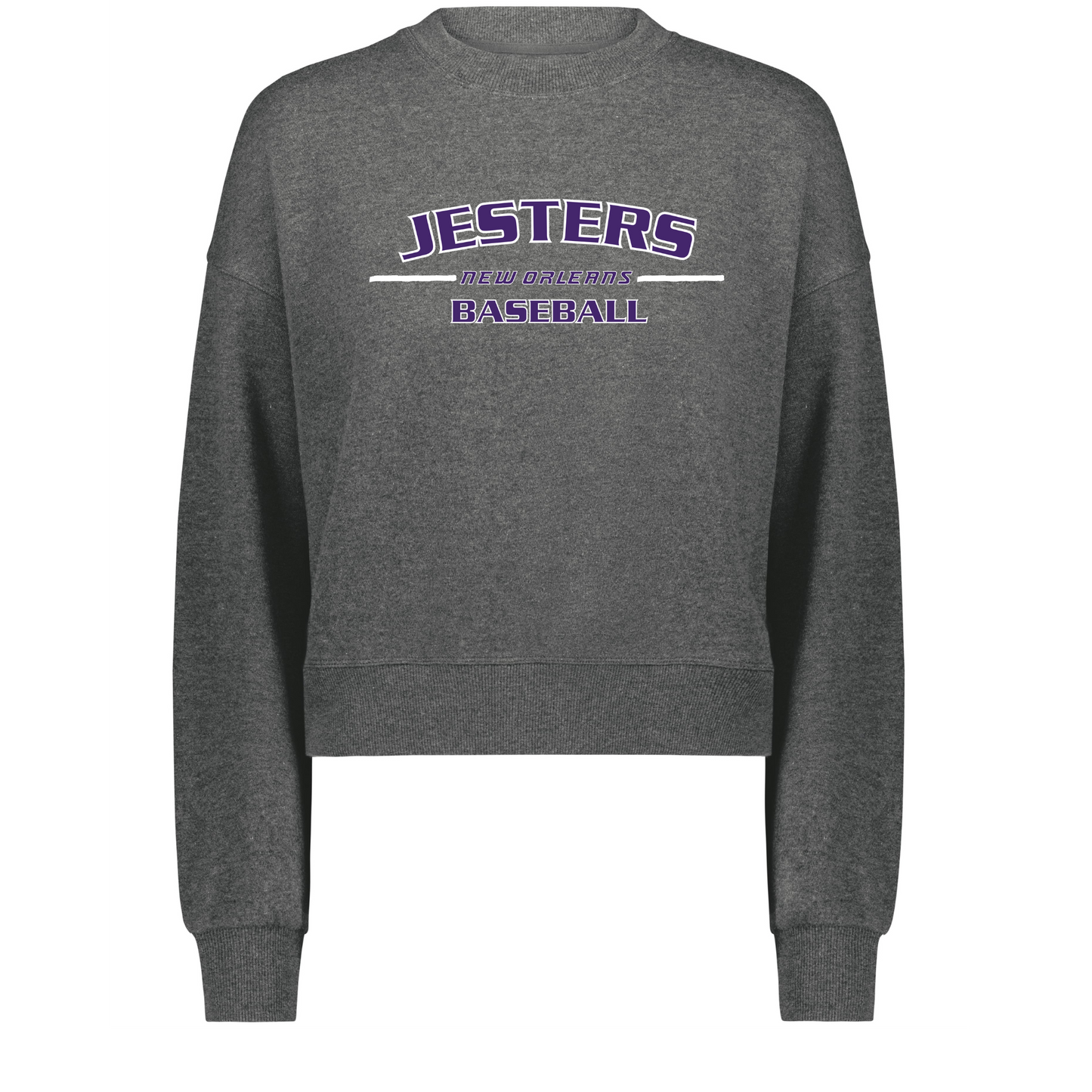 Jesters Ladies Slouchy Crew Sweatshirt