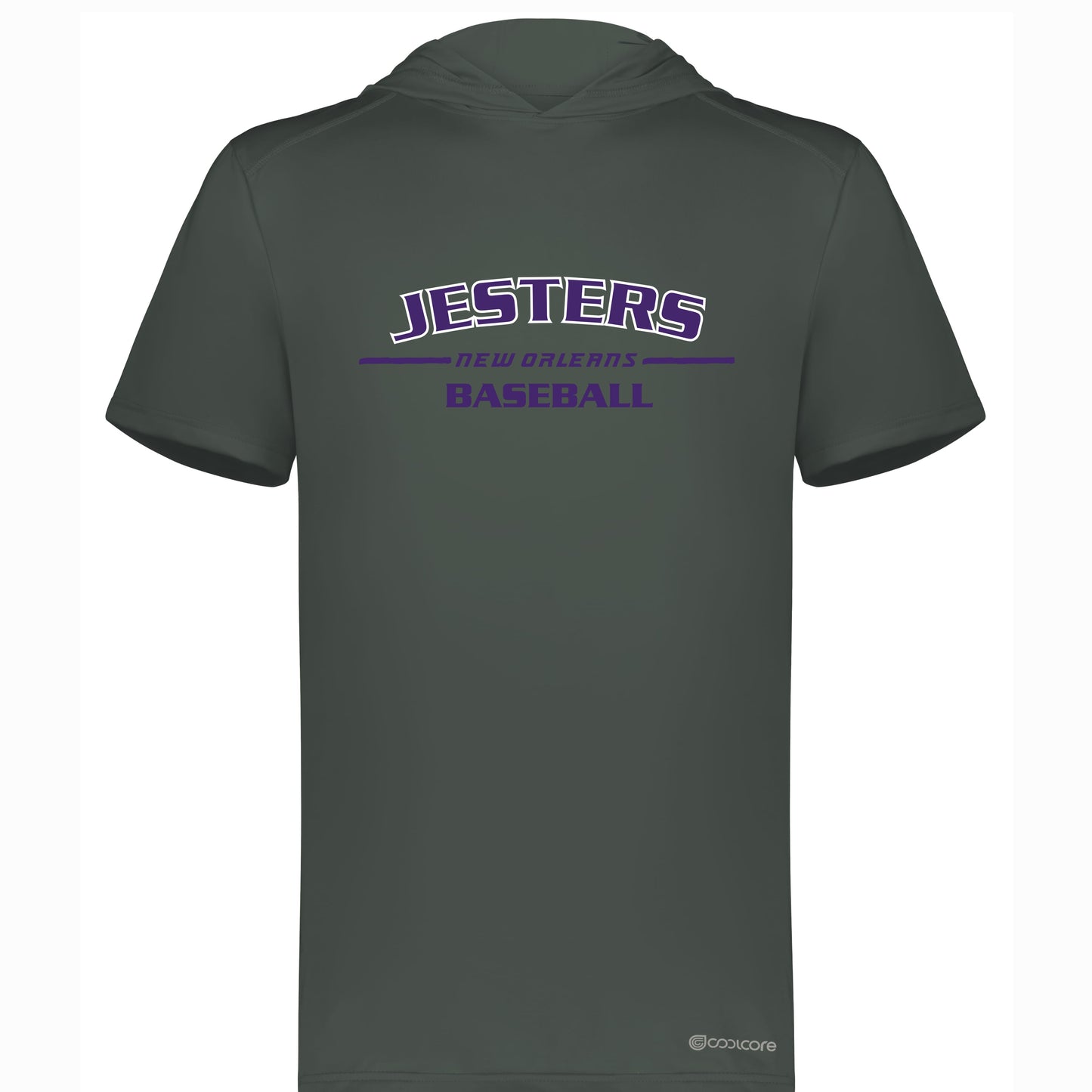 Jesters Short-sleeve Solid Hoodie