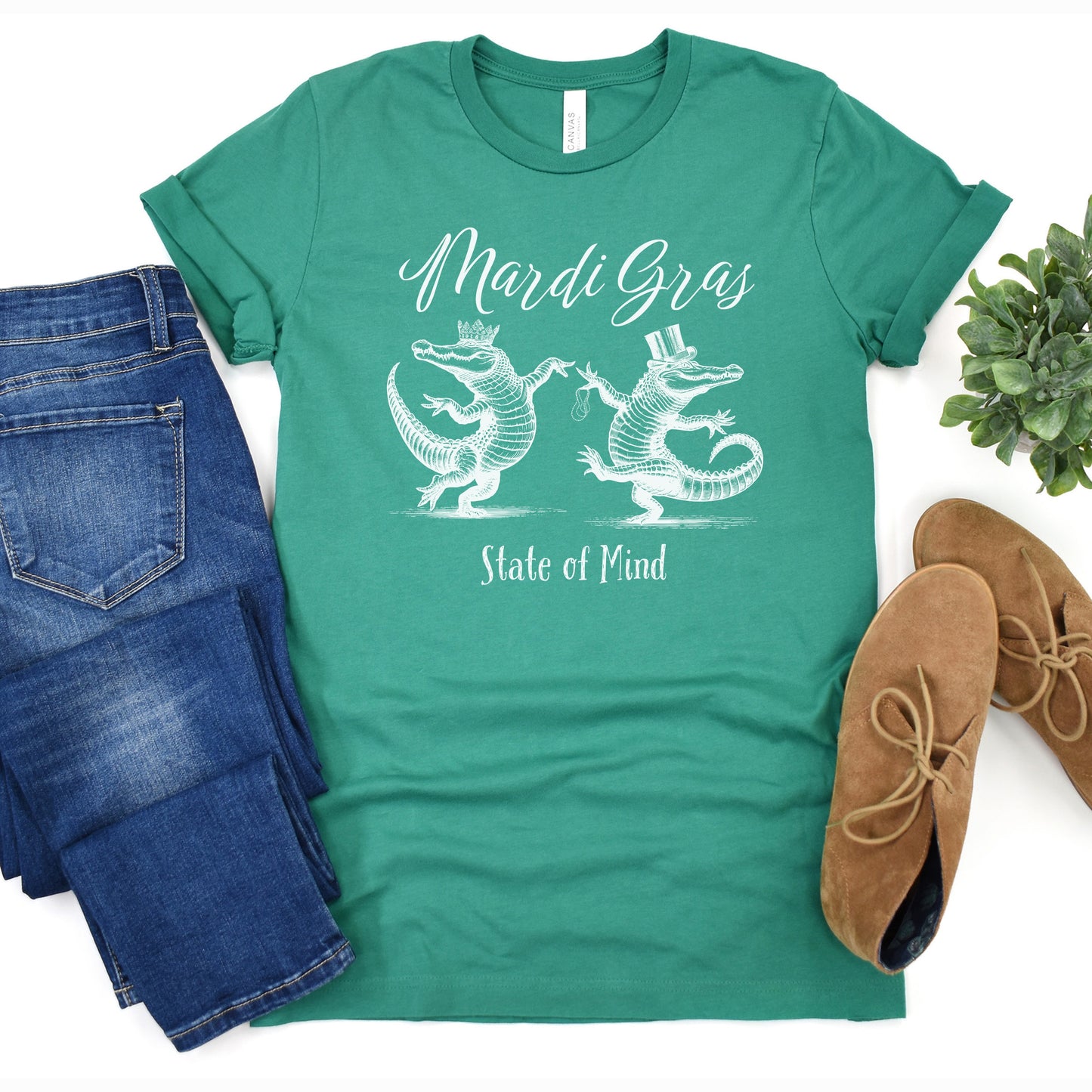 Mardi Gras Alligator T-Shirt