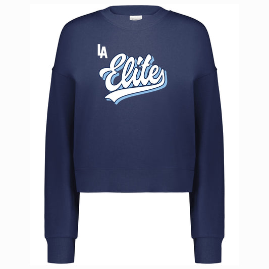 LA Elite Ladies Slouchy Crew Sweatshirt