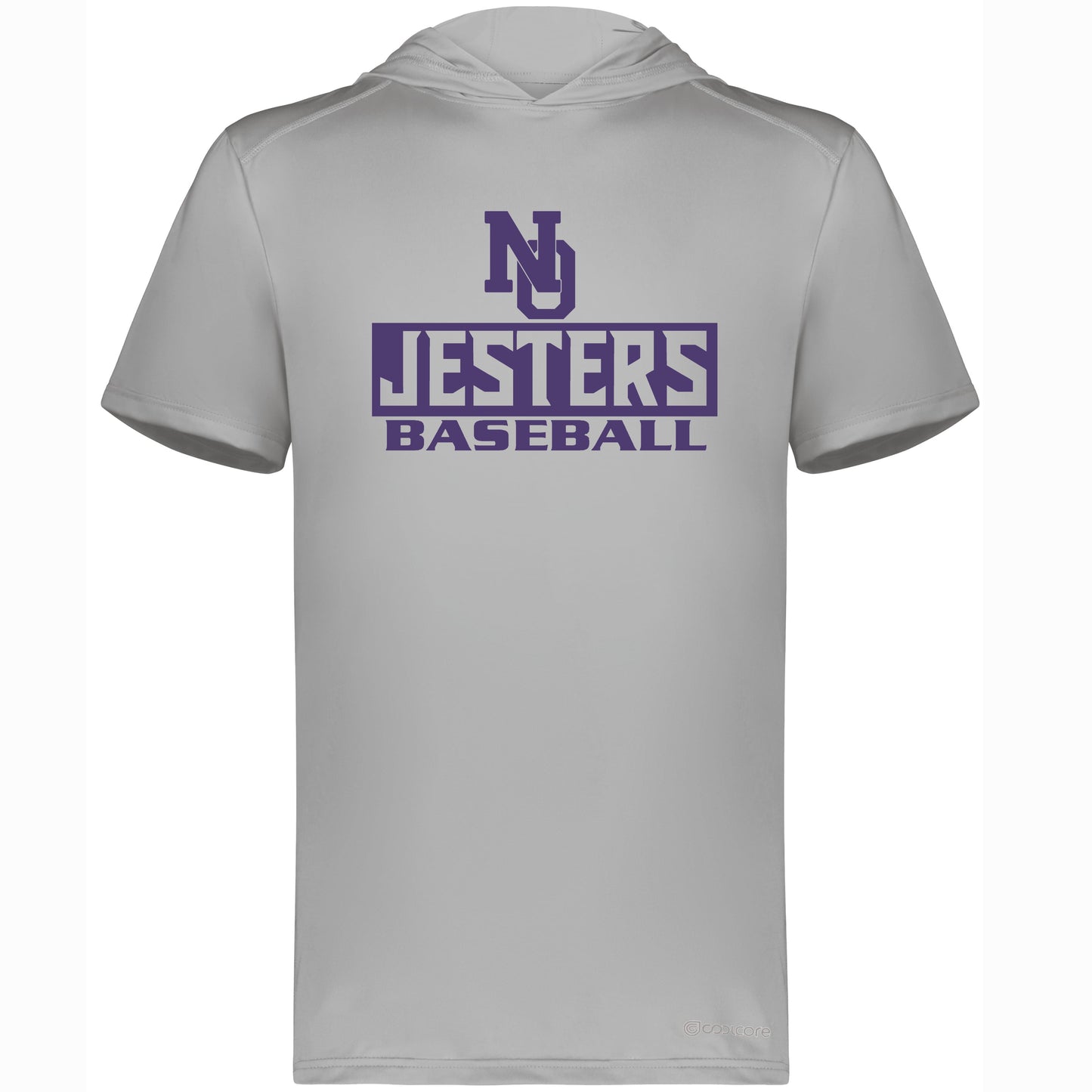 Jesters Short-sleeve Solid Hoodie