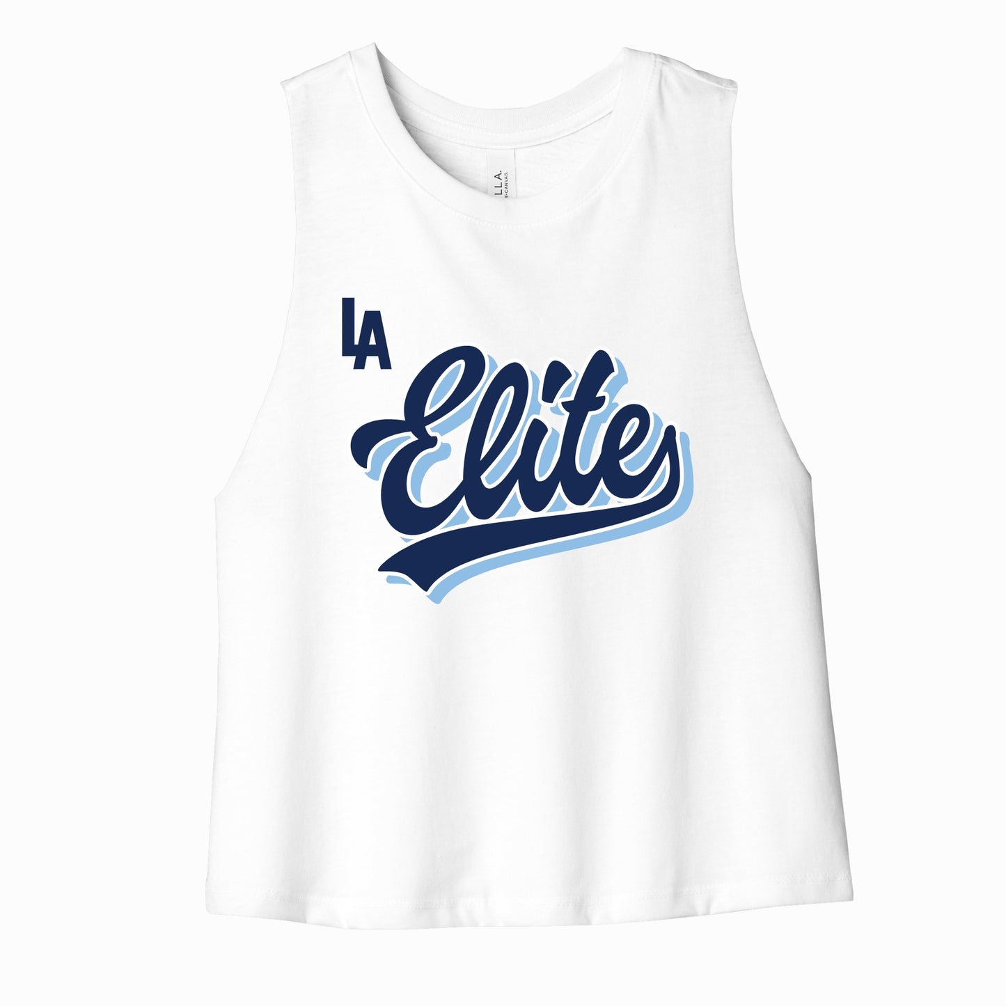 LA Elite Women’s Racerback Cropped Tank