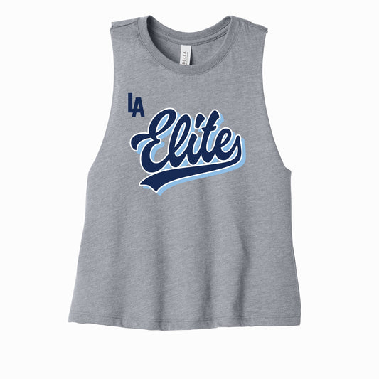 LA Elite Women’s Racerback Cropped Tank