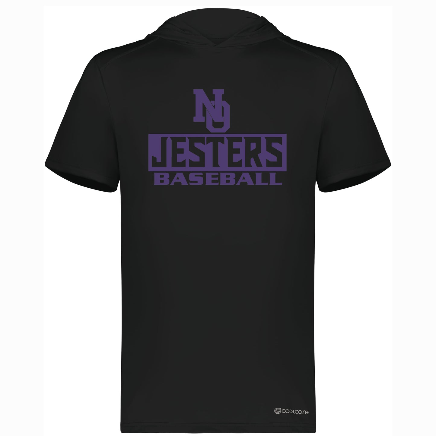 Jesters Short-sleeve Solid Hoodie