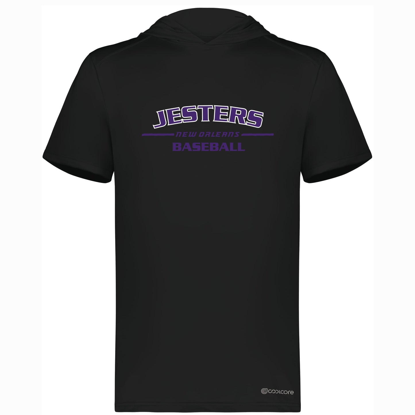 Jesters Short-sleeve Solid Hoodie