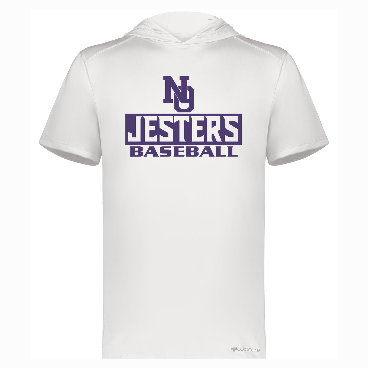 Jesters Short-sleeve Solid Hoodie