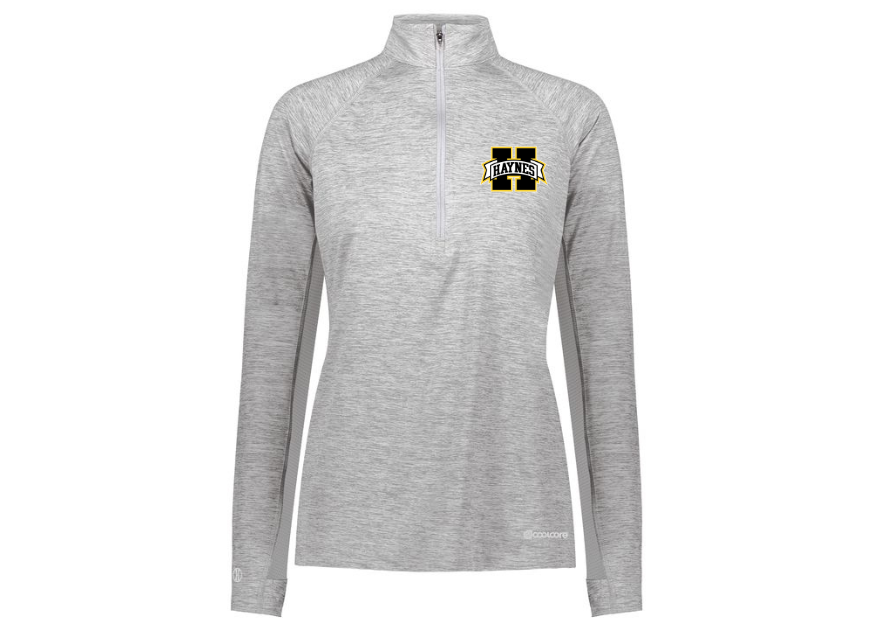 Haynes Logo Ladies 1/2 Zip Cool Core Pullover